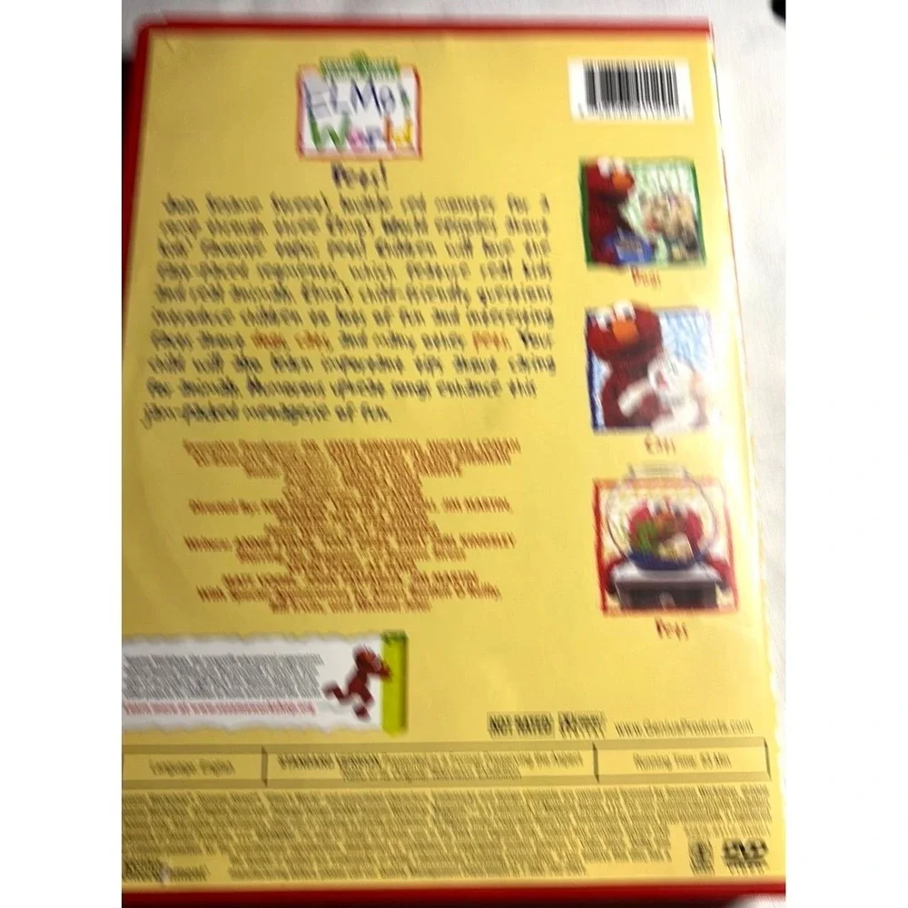 2006- BUNDLE ELMO'S WORLD CD'S-2 DVD'S